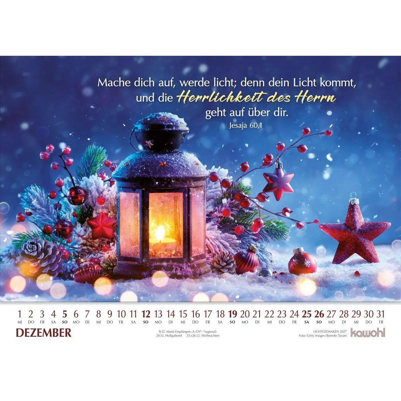 Bild: 9783754865071 | Lichtgedanken 2027 | Kalender | Spiralbindung | 14 S. | Deutsch | 2027