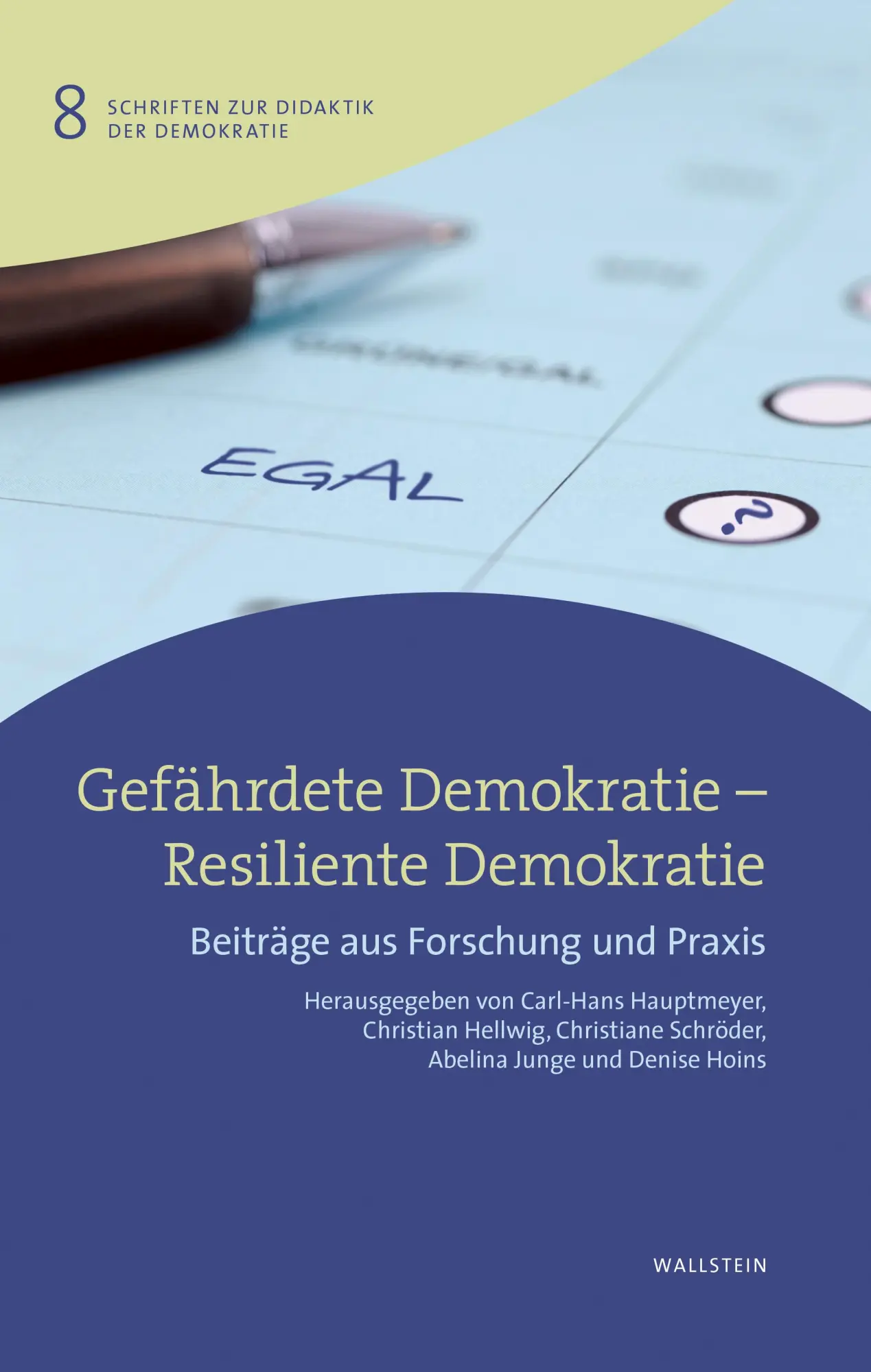 Cover: 9783835355071 | Gefährdete Demokratie - Resiliente Demokratie | Hauptmeyer (u. a.)
