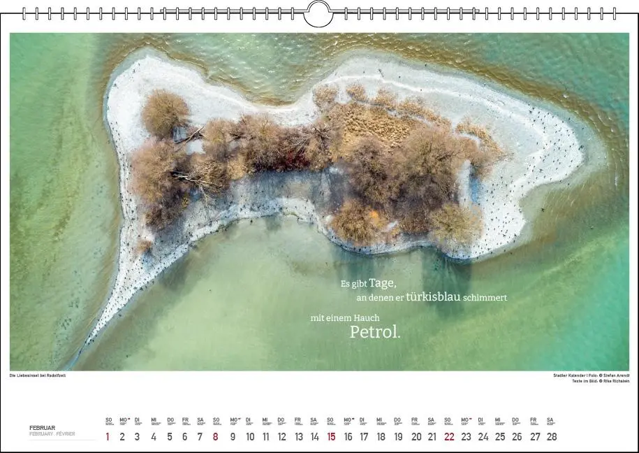 Bild: 9783861925071 | Die Farben des Sees 2026 | Rike Richstein | Kalender | 13 S. | Deutsch