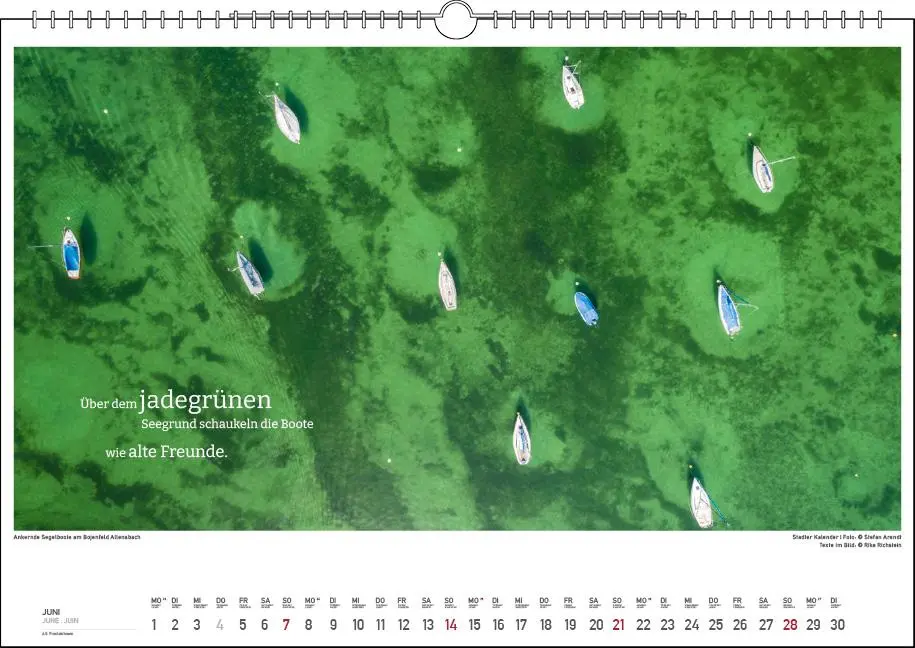 Bild: 9783861925071 | Die Farben des Sees 2026 | Rike Richstein | Kalender | 13 S. | Deutsch