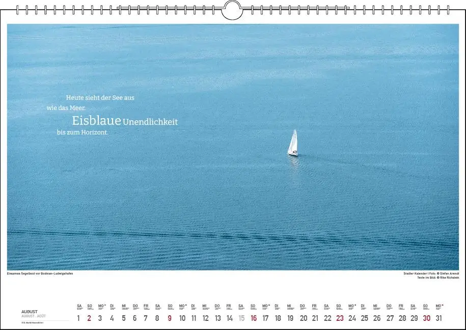 Bild: 9783861925071 | Die Farben des Sees 2026 | Rike Richstein | Kalender | 13 S. | Deutsch