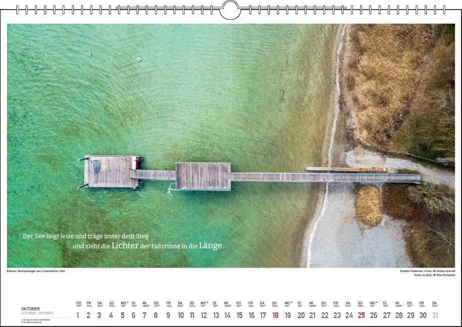 Bild: 9783861925071 | Die Farben des Sees 2026 | Rike Richstein | Kalender | 13 S. | Deutsch