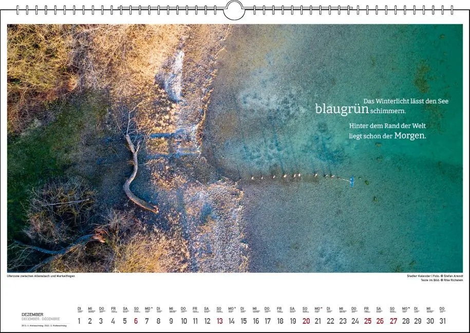 Bild: 9783861925071 | Die Farben des Sees 2026 | Rike Richstein | Kalender | 13 S. | Deutsch