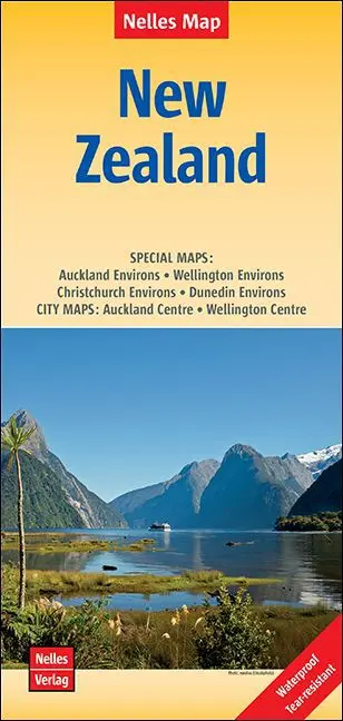 Cover: 9783865745071 | Nelles Map Landkarte New Zealand. Neuseeland / Nouvelle-Zélande /...