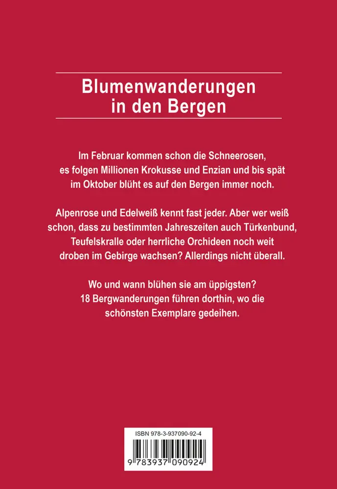 Bild: 9783910425071 | Blumenwanderungen in den Bergen | Bayern und Tirol | Dieter Appel