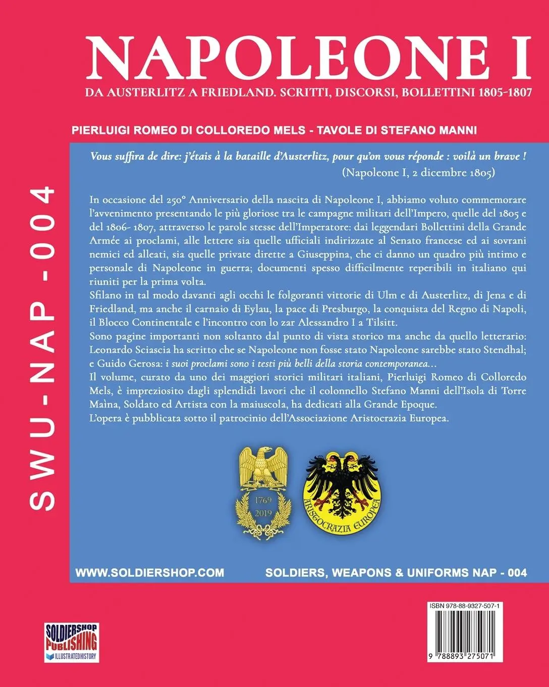 Rückseite: 9788893275071 | Napoleone I | Da Austerlitz a Friedland | Mels | Taschenbuch | 2019