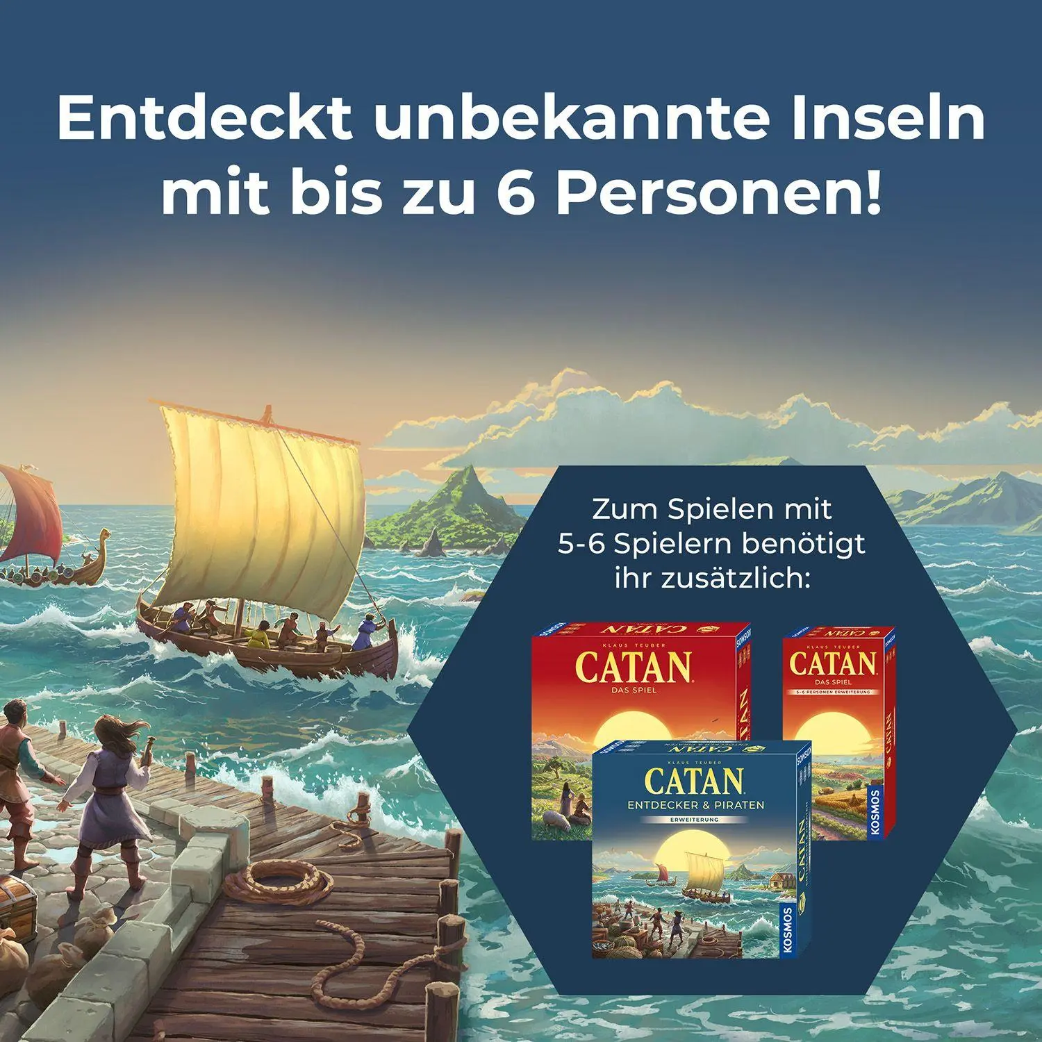 Bild: 4002051685171 | CATAN - Entdecker &amp; Piraten - 5/6 | Spiel | Klaus Teuber | Spiel