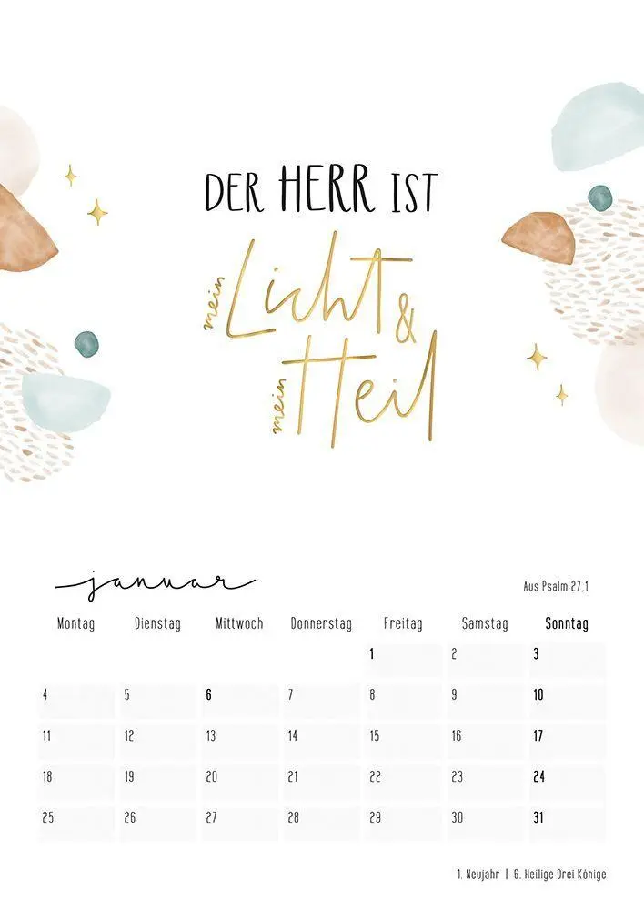 Bild: 4250222905171 | Himmelsglück 2027 | Annika Mengel | Kalender | 13 S. | Deutsch | 2027