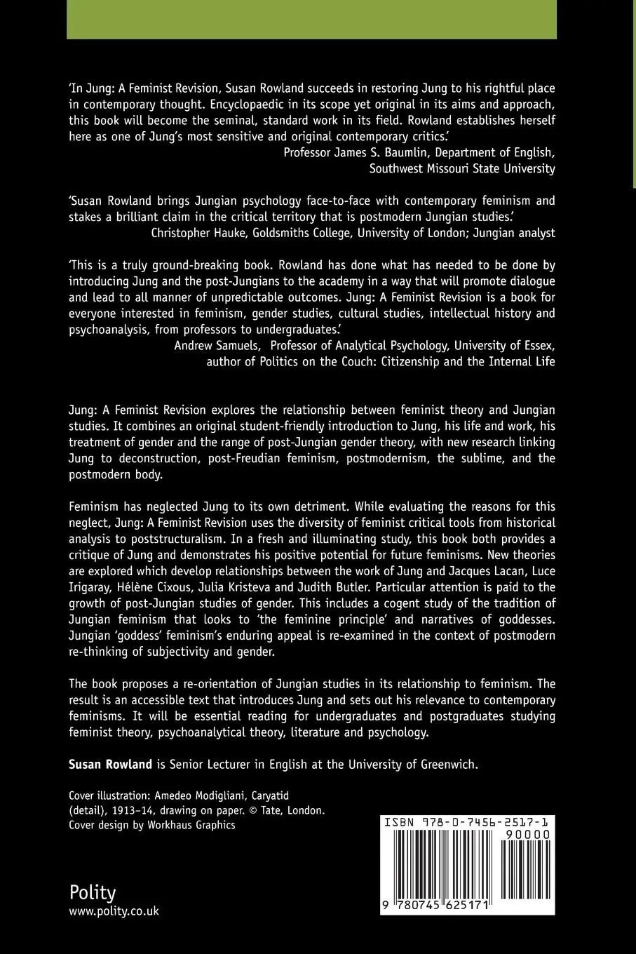 Rückseite: 9780745625171 | Jung | The Politics of Redemption | Susan Rowland | Taschenbuch | 2002