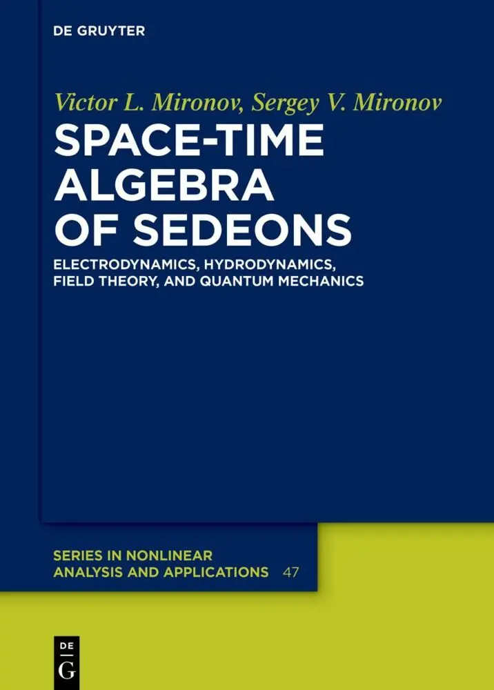 Cover: 9783111625171 | Space-Time Algebra of Sedeons | Victor L. Mironov (u. a.) | Buch | XIV