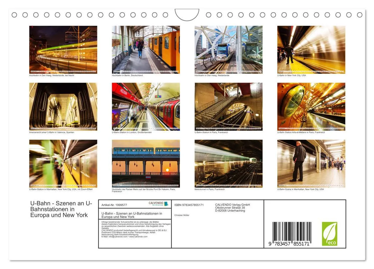 Bild: 9783457855171 | U-Bahn - Szenen an U-Bahnstationen in Europa und New York...