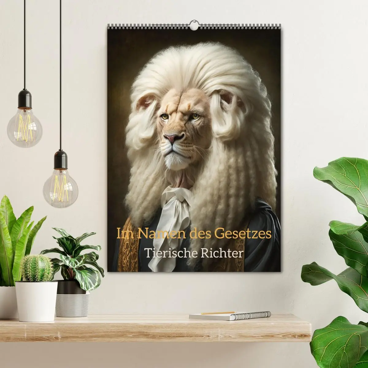 Bild: 9783516325171 | Im Namen des Gesetzes Tierische Richter (Wandkalender 2026 DIN A2...