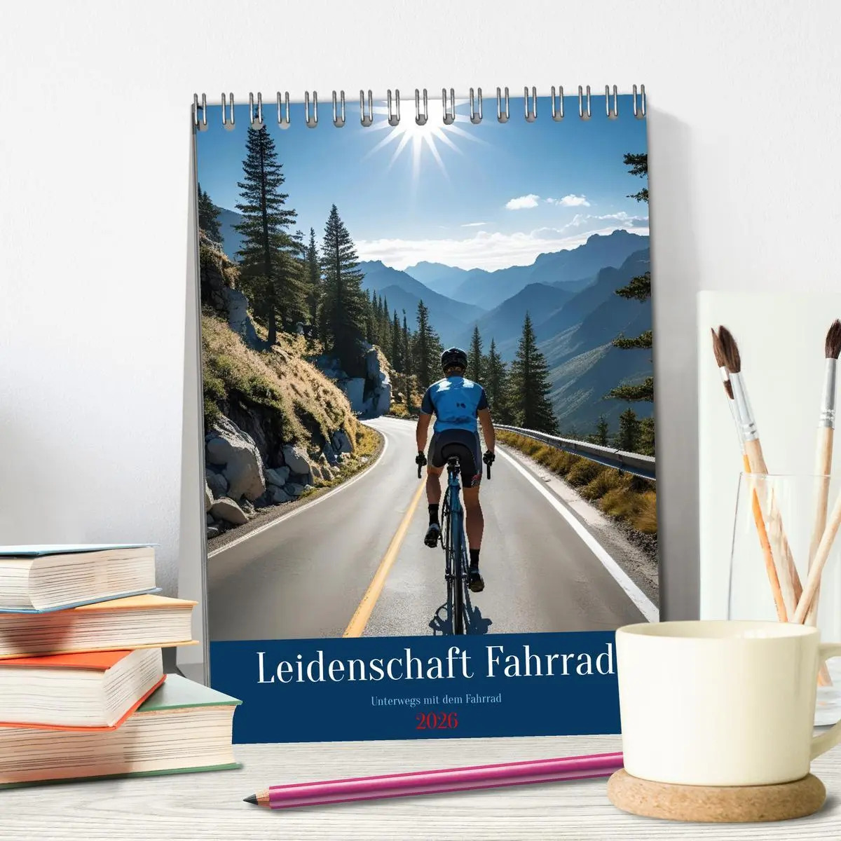 Bild: 9783516635171 | Leidenschaft Fahrrad (Tischkalender 2026 DIN A5 hoch), CALVENDO...