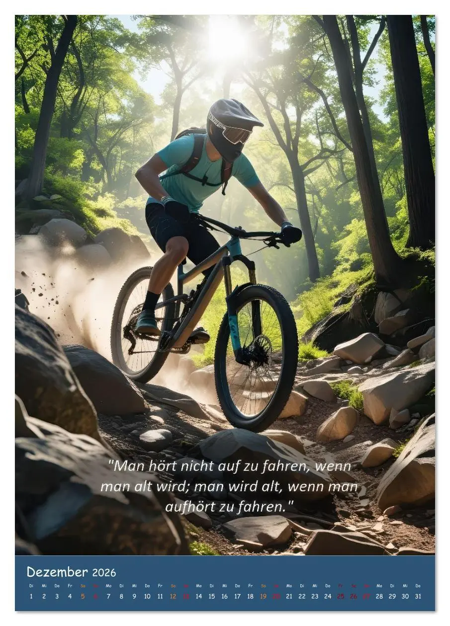 Bild: 9783516635171 | Leidenschaft Fahrrad (Tischkalender 2026 DIN A5 hoch), CALVENDO...