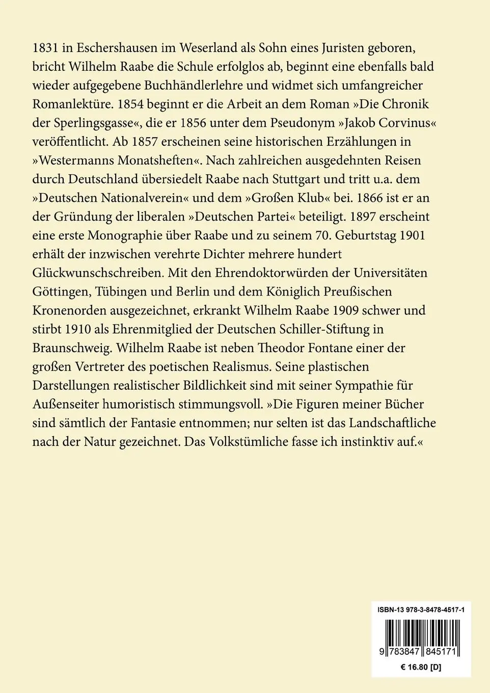 Rückseite: 9783847845171 | Abu Telfan (Großdruck) | Die Heimkehr vom Mondgebirge | Wilhelm Raabe