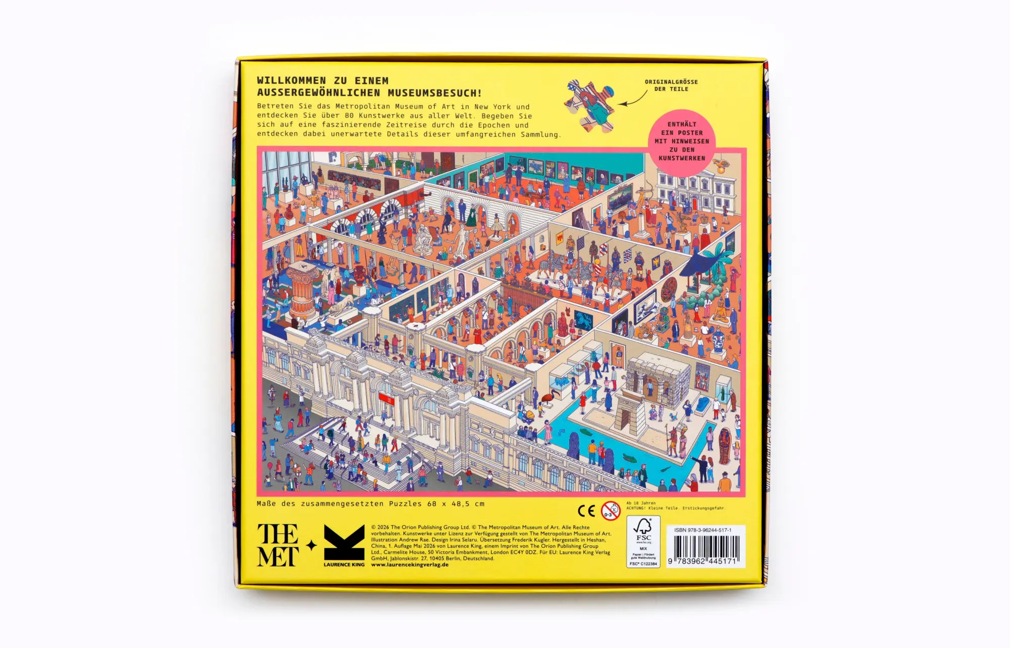 Bild: 9783962445171 | Die Welt des Museums - Puzzle 1000 Teile | Art | Spiel | Deutsch