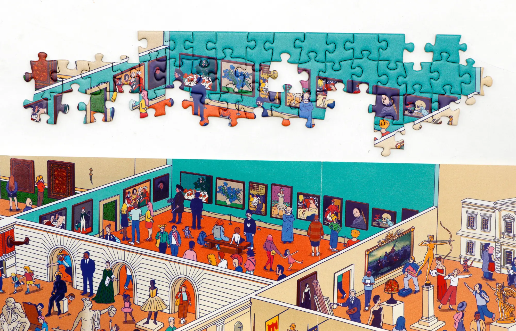 Bild: 9783962445171 | Die Welt des Museums - Puzzle 1000 Teile | Art | Spiel | Deutsch