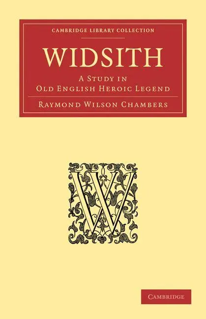 Cover: 9781108015271 | Widsith | Raymond Wilson Chambers | Taschenbuch | Englisch | 2010 Cover: 9781108015271 | Widsith | Raymond Wilson Chambers | Taschenbuch | Englisch | 2010