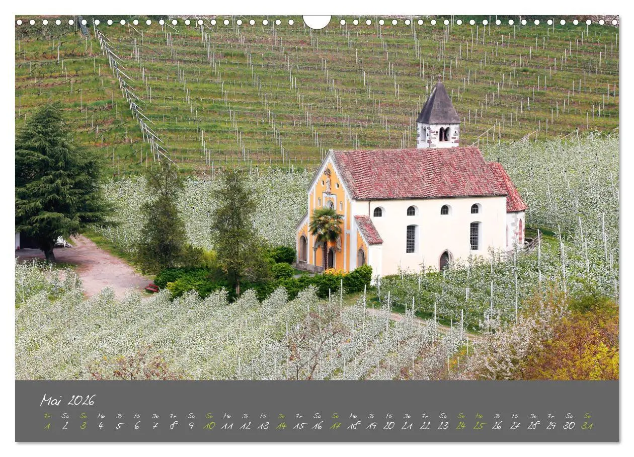 Bild: 9783457775271 | Romantisches Südtirol (Wandkalender 2026 DIN A3 quer), CALVENDO...