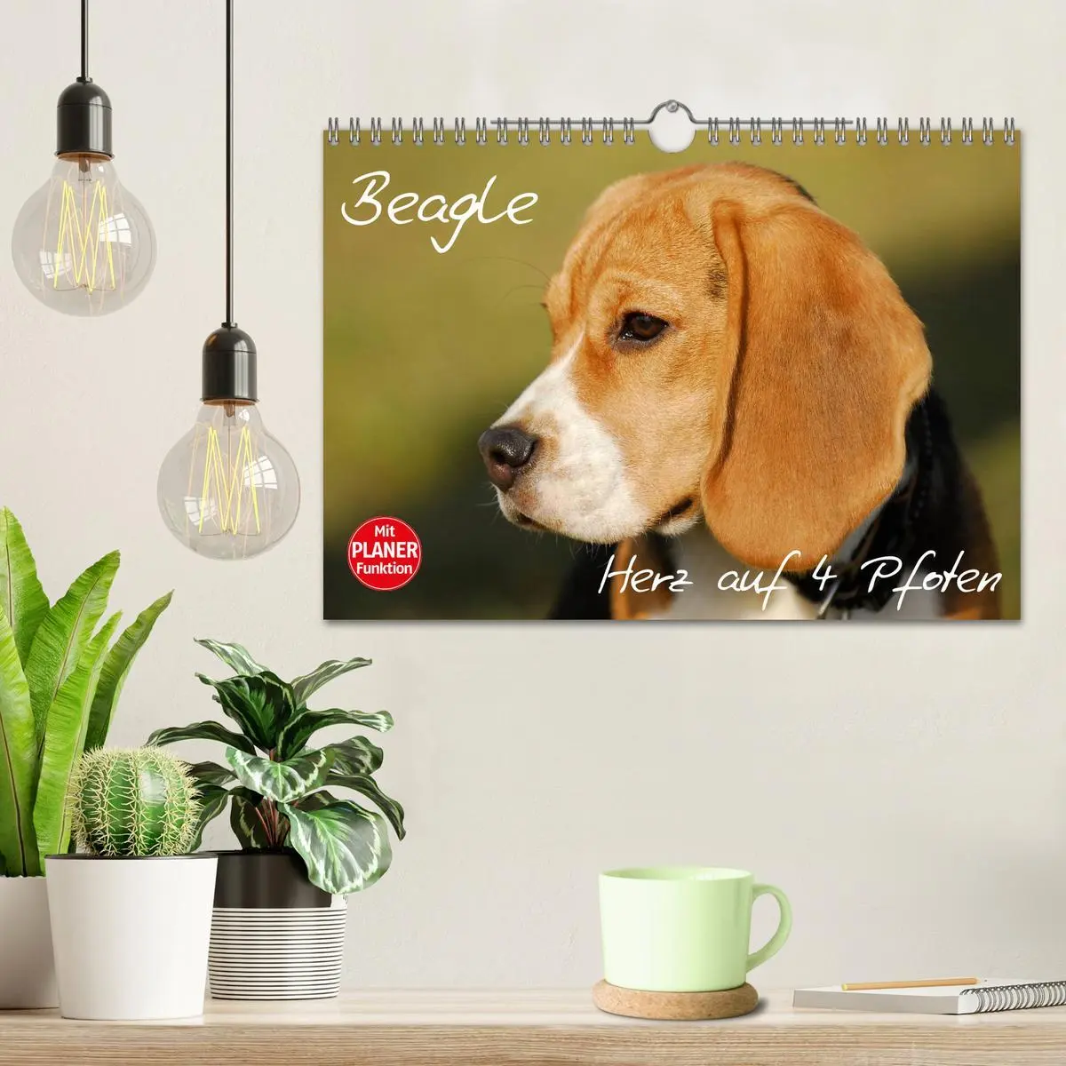 Bild: 9783516005271 | Beagle - Herz auf 4 Pfoten (Wandkalender 2026 DIN A4 quer),...