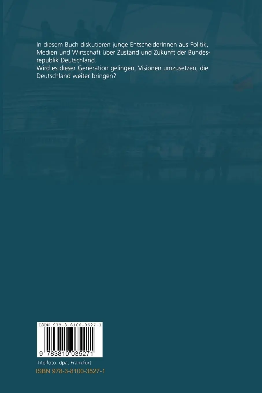 Rückseite: 9783810035271 | Marke D | Das Projekt der nächsten Generation | Max Bismarck (u. a.)