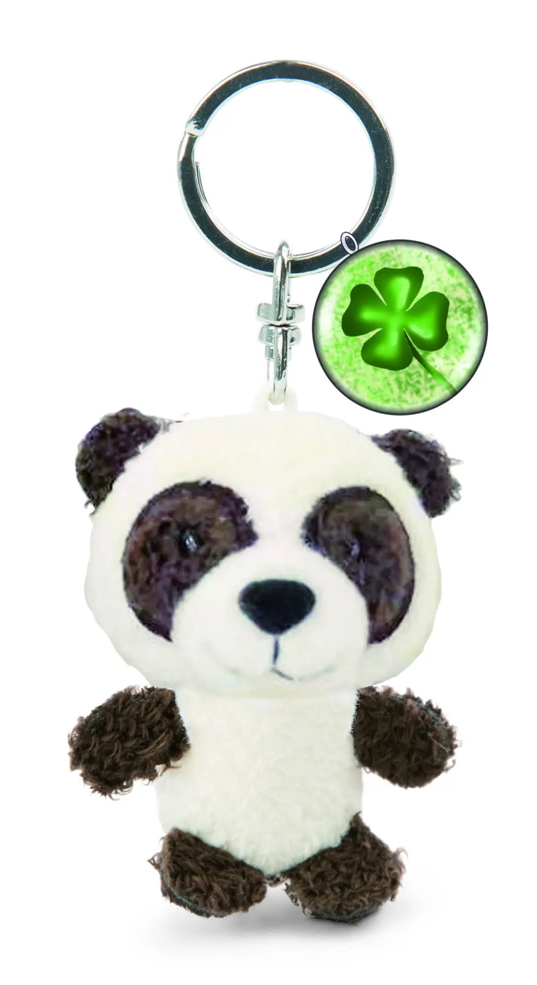 Cover: 4012390475371 | Nici 47537 Panda 7cm Bb SA mit Anhänger Kleeblatt Symbol | Messenger