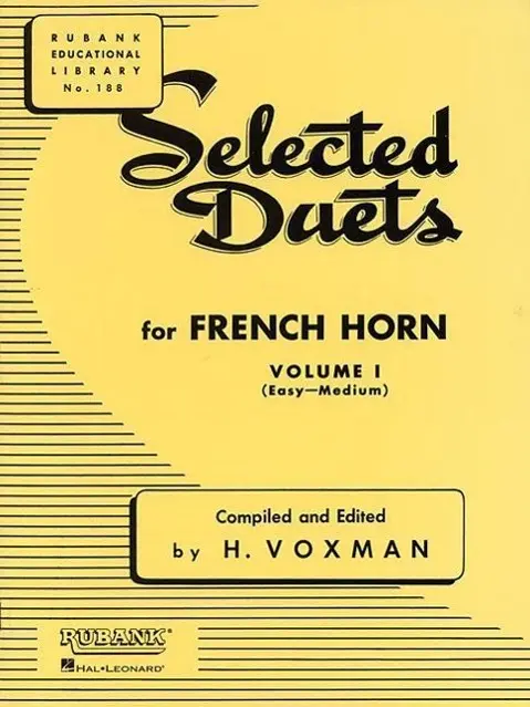 Cover: 9781423445371 | Selected Duets for French Horn | Volume 1 - Easy to Medium | H. Voxman