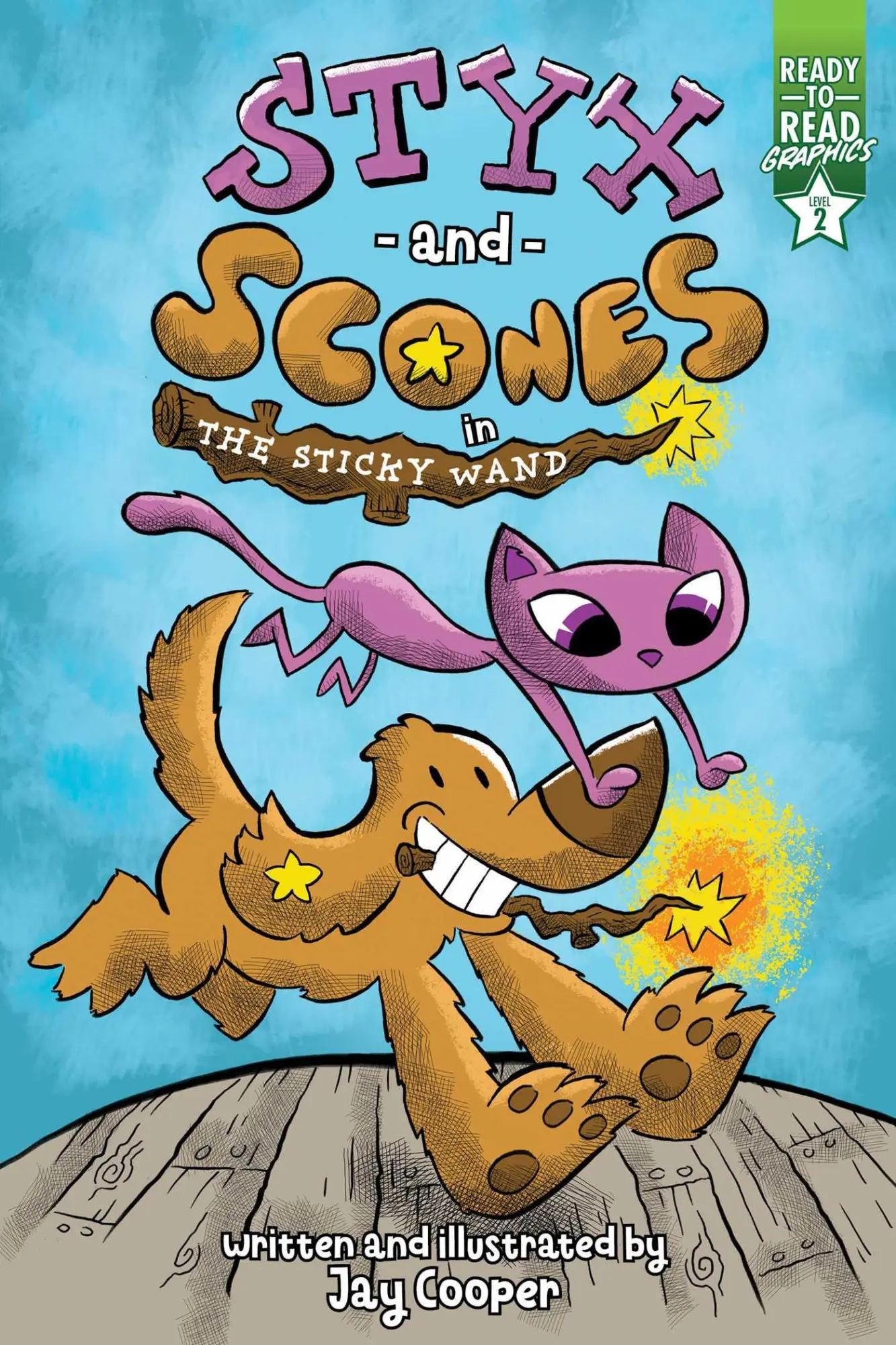Cover: 9781665935371 | Styx and Scones in the Sticky Wand | Ready-To-Read Graphics Level 2