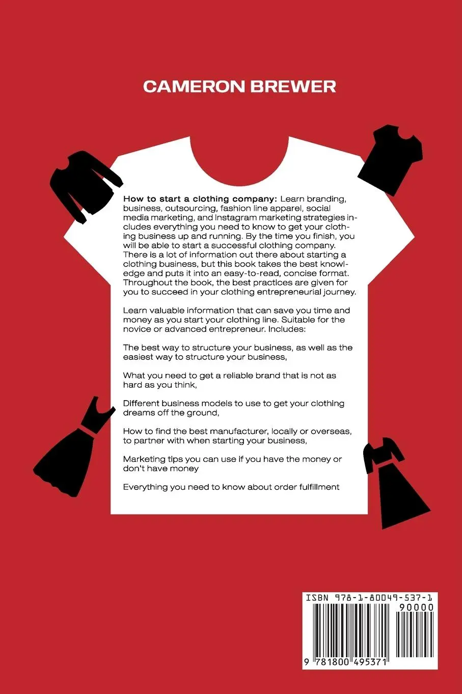 Rückseite: 9781800495371 | How to Start a Clothing Company - Deluxe Edition Learn Branding,...