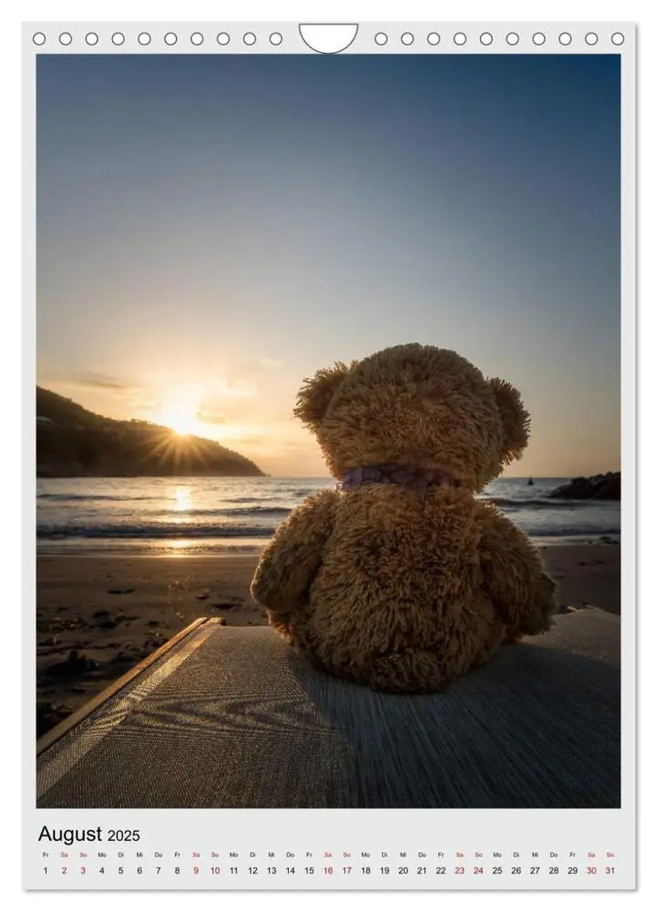 Bild: 9783435985371 | Travelling Teddy in Europa (Wandkalender 2025 DIN A4 hoch),...