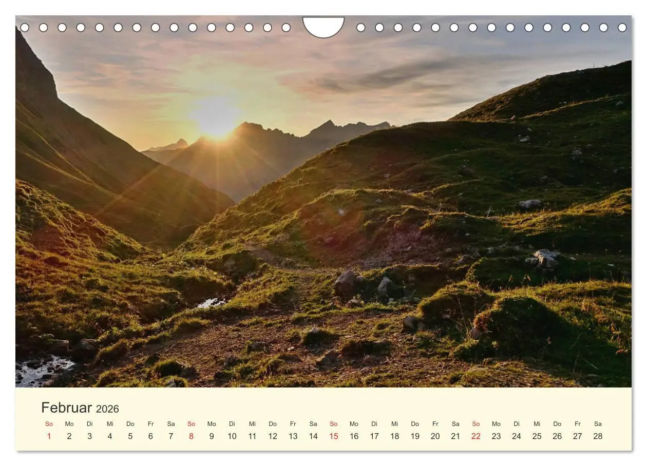 Bild: 9783457765371 | Wanderglück im Allgäu (Wandkalender 2026 DIN A4 quer), CALVENDO...