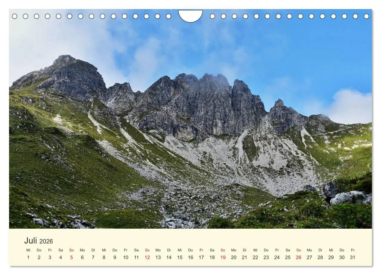Bild: 9783457765371 | Wanderglück im Allgäu (Wandkalender 2026 DIN A4 quer), CALVENDO...