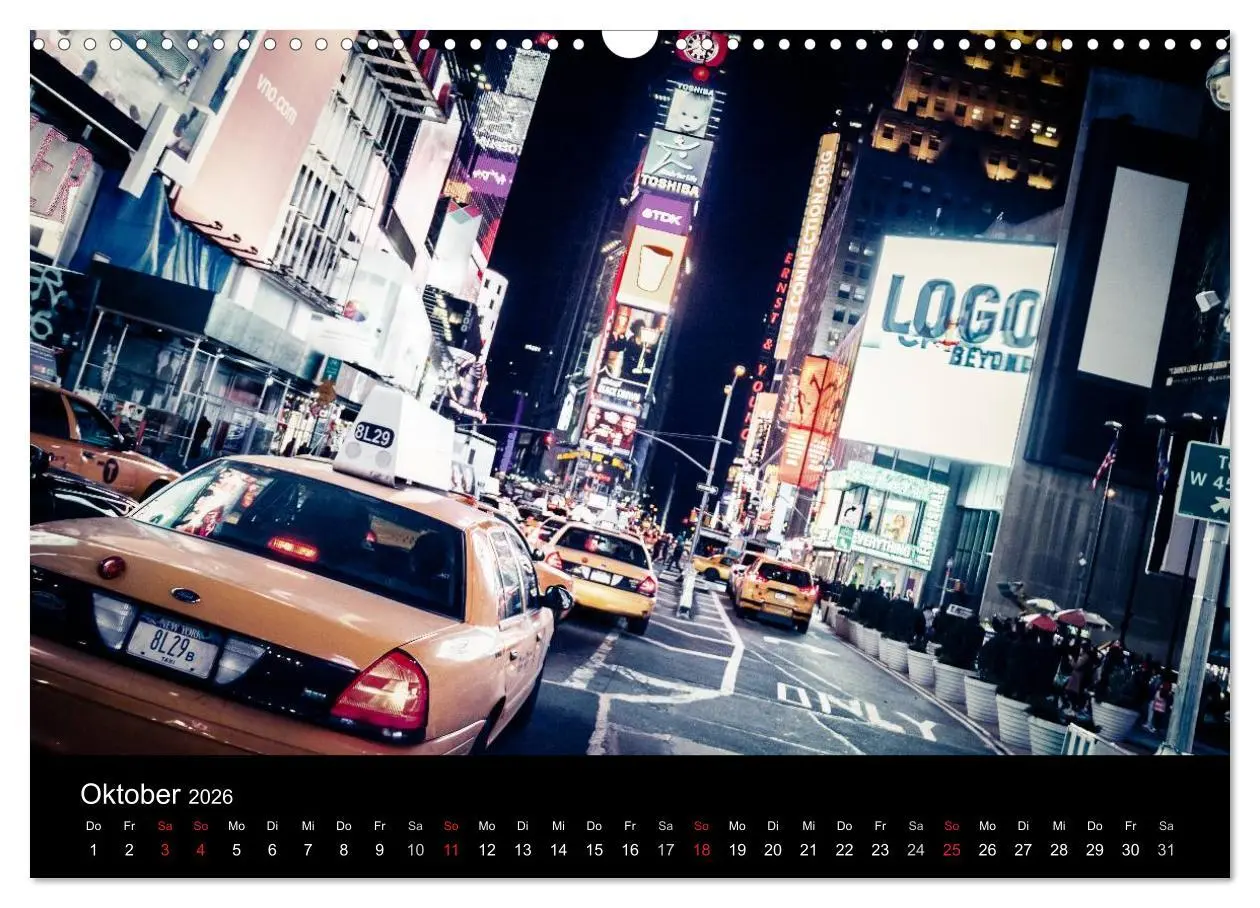 Bild: 9783516165371 | New York (Wandkalender 2026 DIN A3 quer), CALVENDO Monatskalender