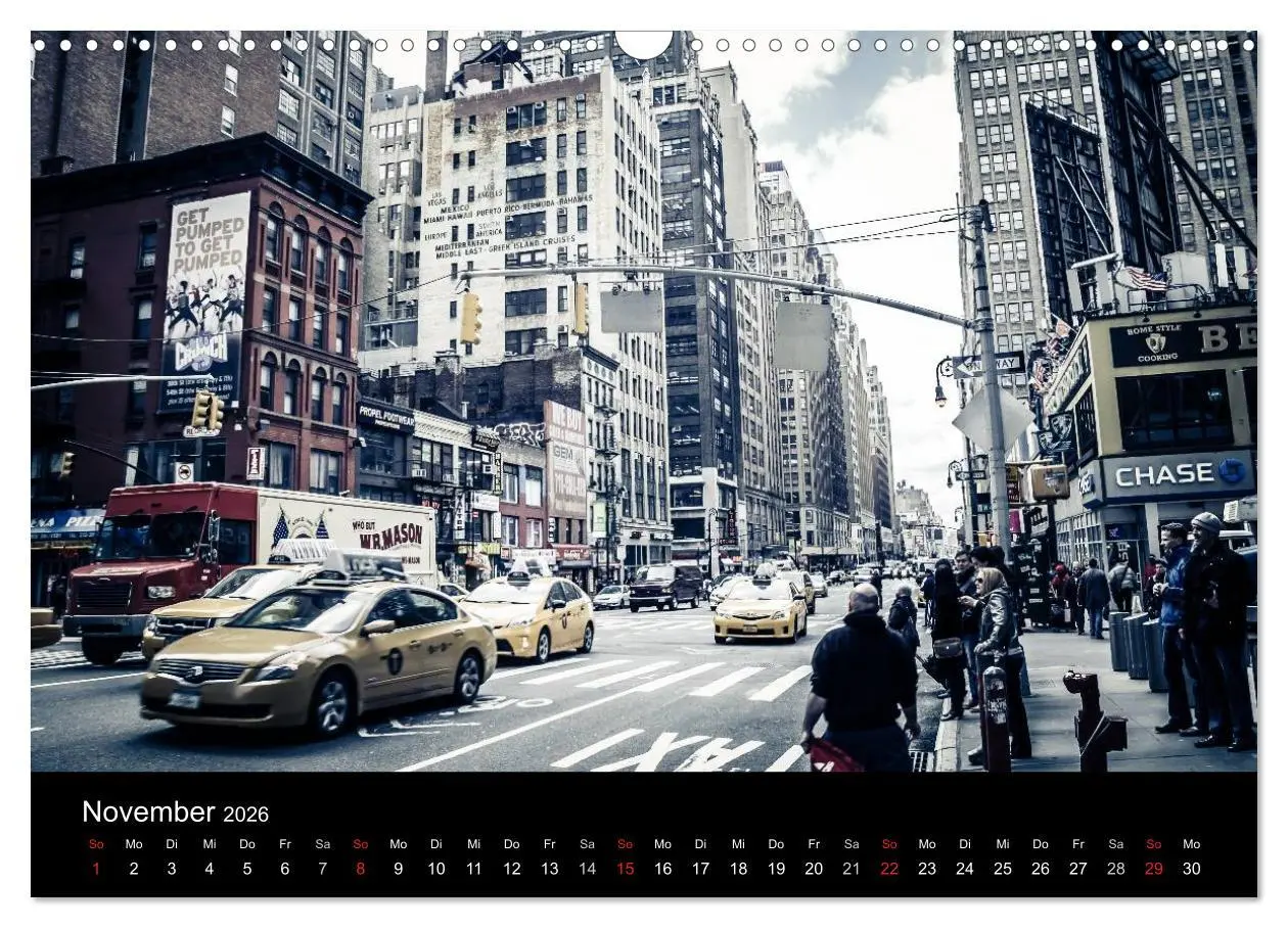 Bild: 9783516165371 | New York (Wandkalender 2026 DIN A3 quer), CALVENDO Monatskalender