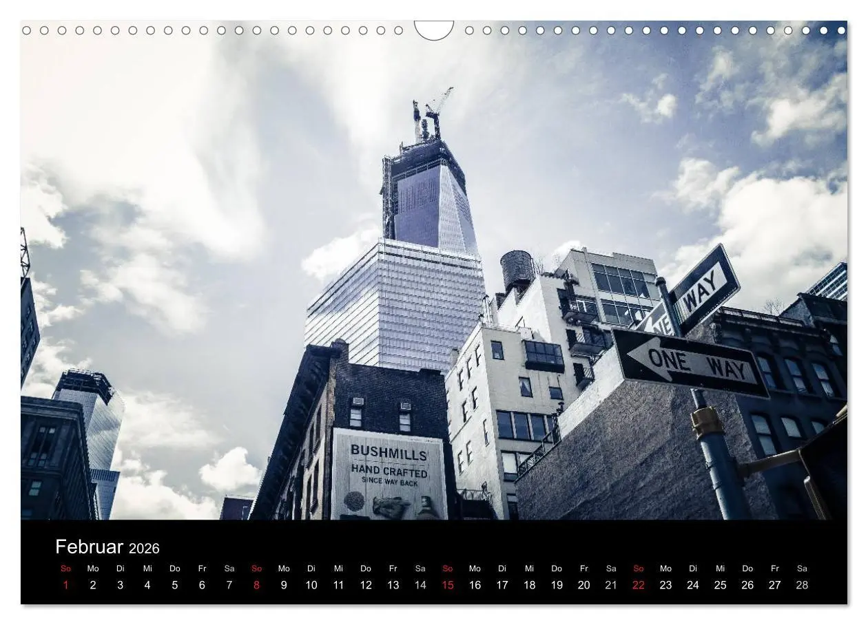 Bild: 9783516165371 | New York (Wandkalender 2026 DIN A3 quer), CALVENDO Monatskalender
