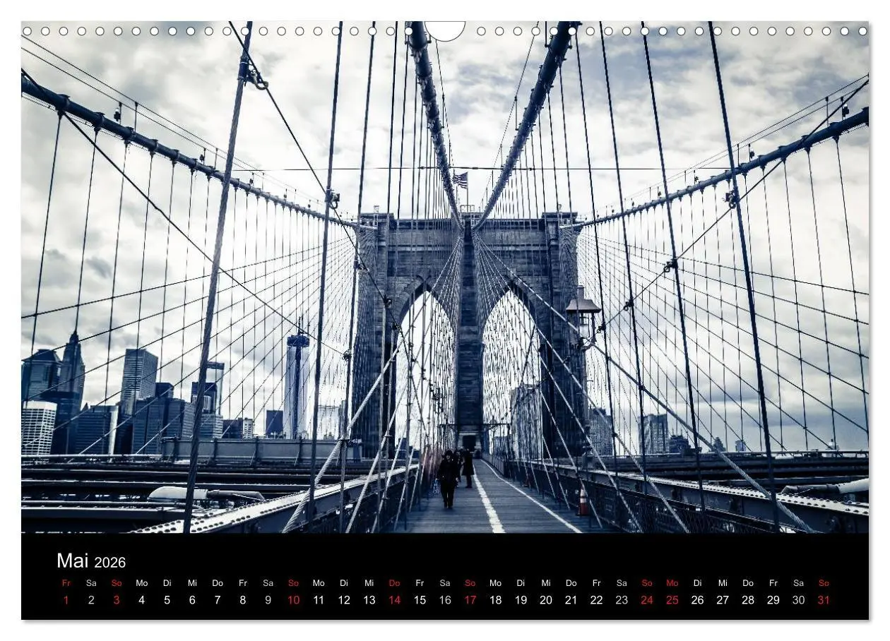 Bild: 9783516165371 | New York (Wandkalender 2026 DIN A3 quer), CALVENDO Monatskalender