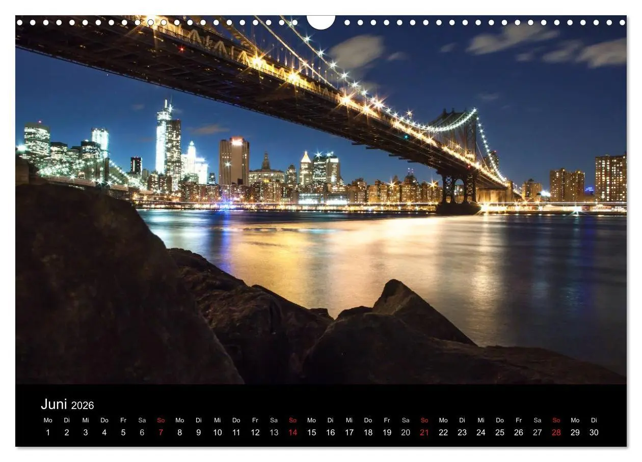 Bild: 9783516165371 | New York (Wandkalender 2026 DIN A3 quer), CALVENDO Monatskalender