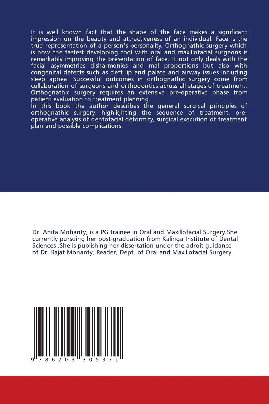 Rückseite: 9786203305371 | Diagnosis and Treatment Planning in Orthognathic Surgery | Taschenbuch