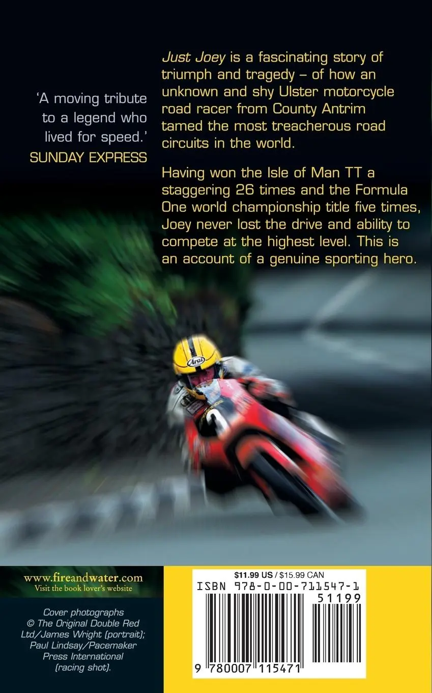 Rückseite: 9780007115471 | Just Joey | The Joey Dunlop Story | Jimmy Walker | Taschenbuch | 2002