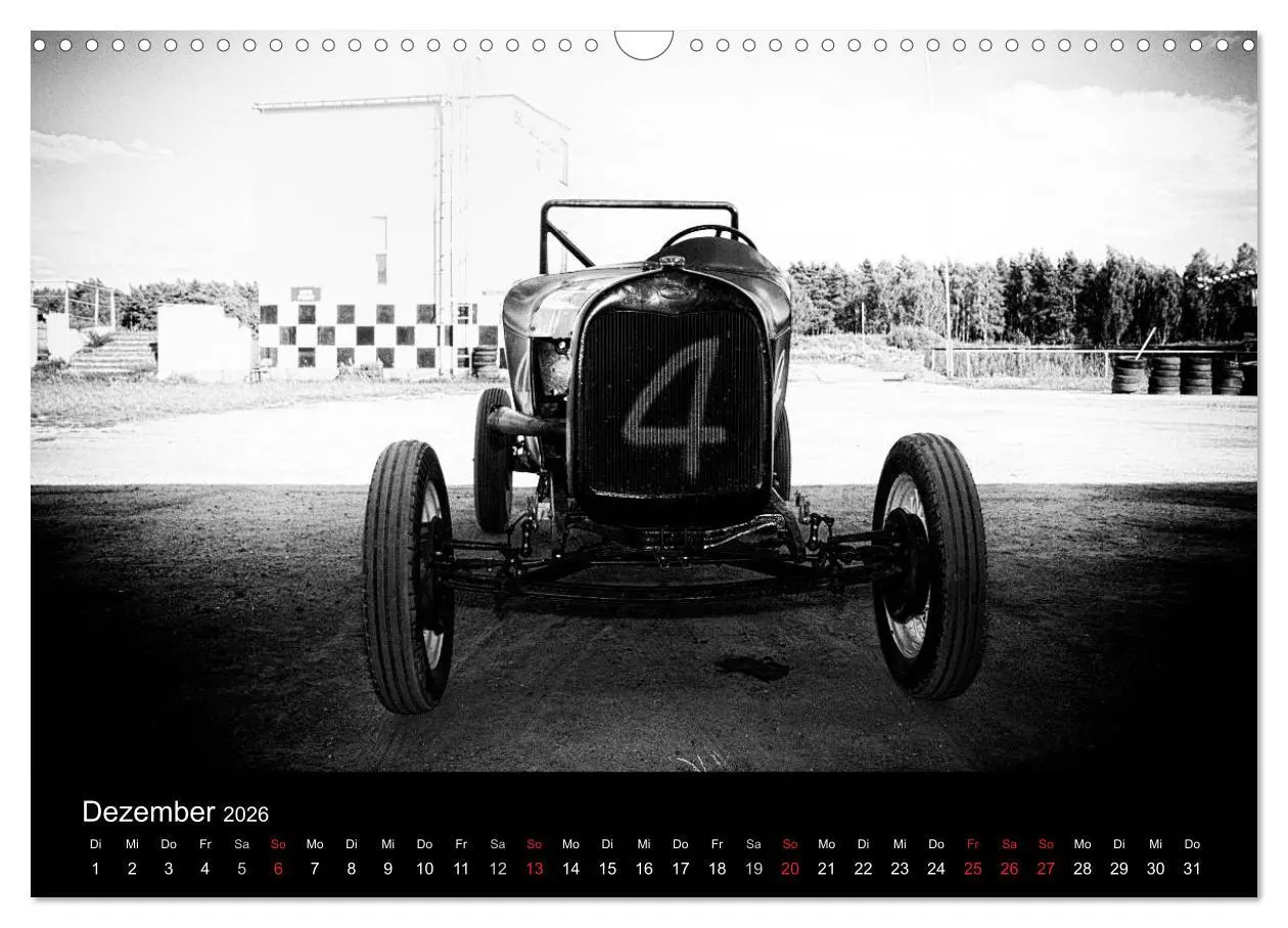Bild: 9783516155471 | Hot Rods (Wandkalender 2026 DIN A3 quer), CALVENDO Monatskalender