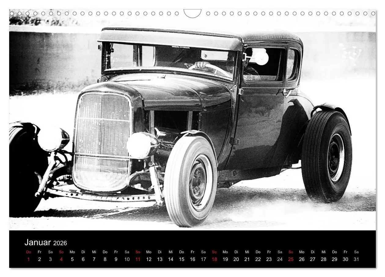 Bild: 9783516155471 | Hot Rods (Wandkalender 2026 DIN A3 quer), CALVENDO Monatskalender