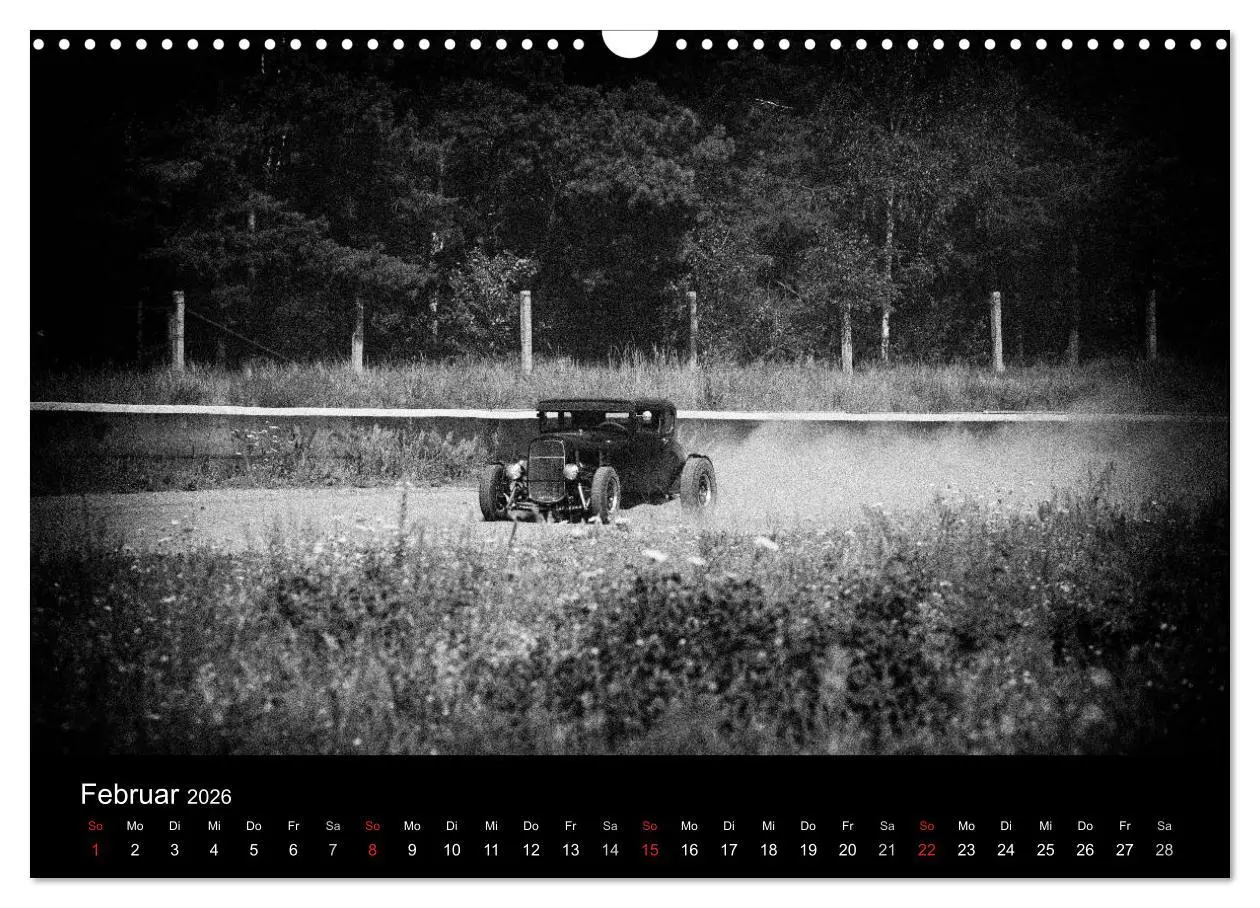 Bild: 9783516155471 | Hot Rods (Wandkalender 2026 DIN A3 quer), CALVENDO Monatskalender