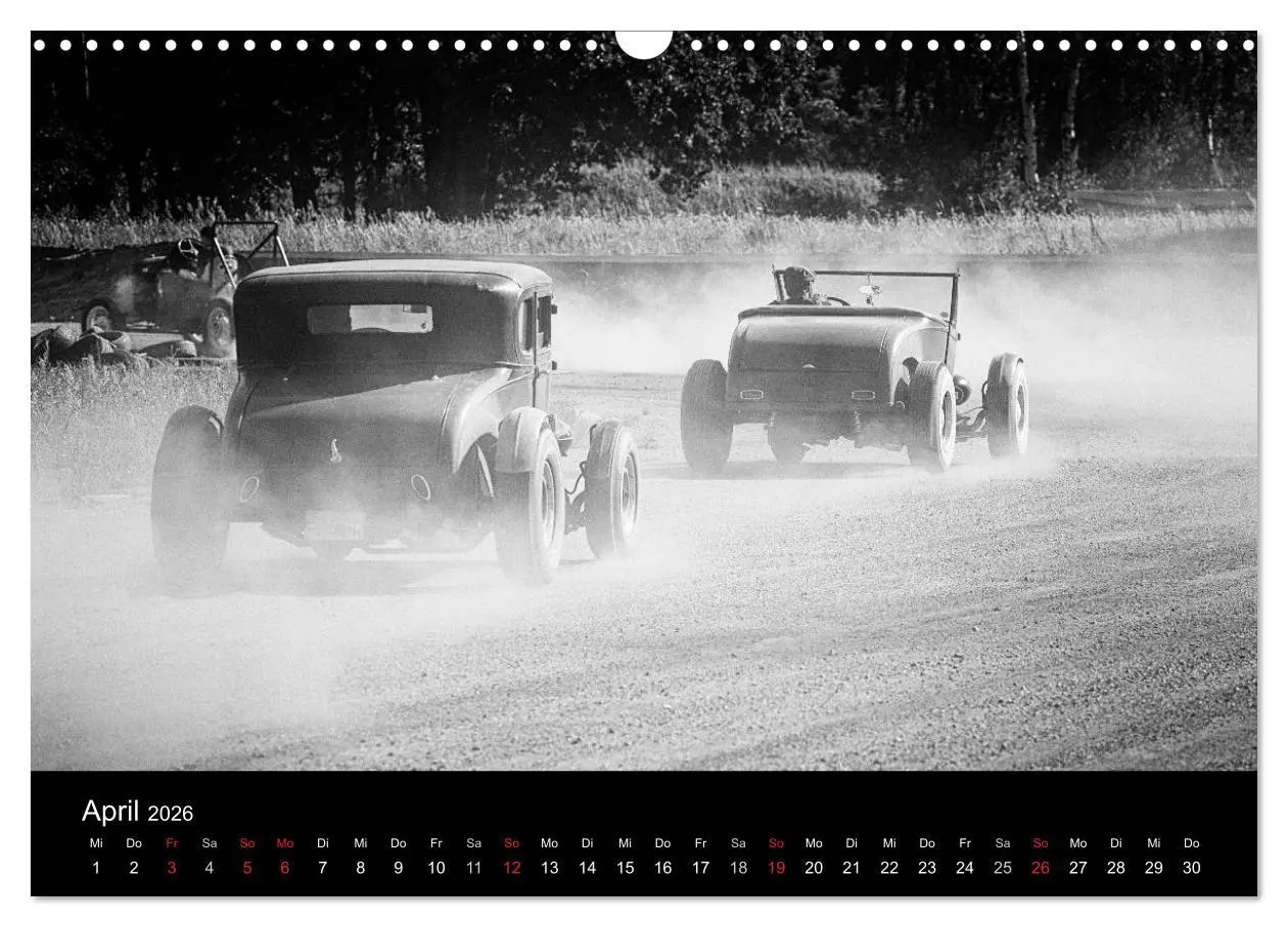 Bild: 9783516155471 | Hot Rods (Wandkalender 2026 DIN A3 quer), CALVENDO Monatskalender