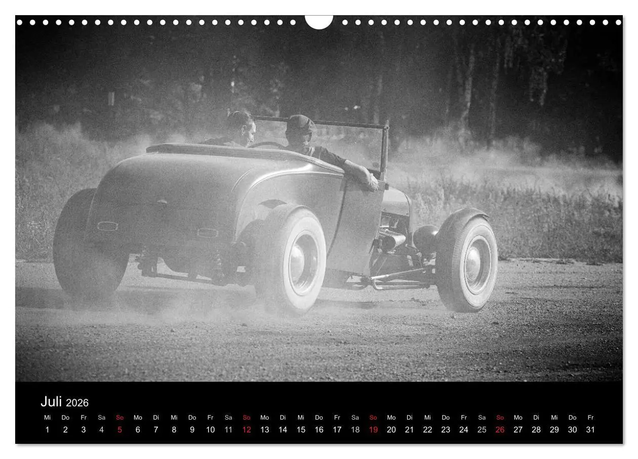 Bild: 9783516155471 | Hot Rods (Wandkalender 2026 DIN A3 quer), CALVENDO Monatskalender