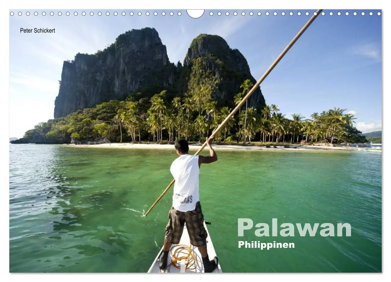 Cover: 9783516225471 | Palawan (Wandkalender 2026 DIN A3 quer), CALVENDO Monatskalender