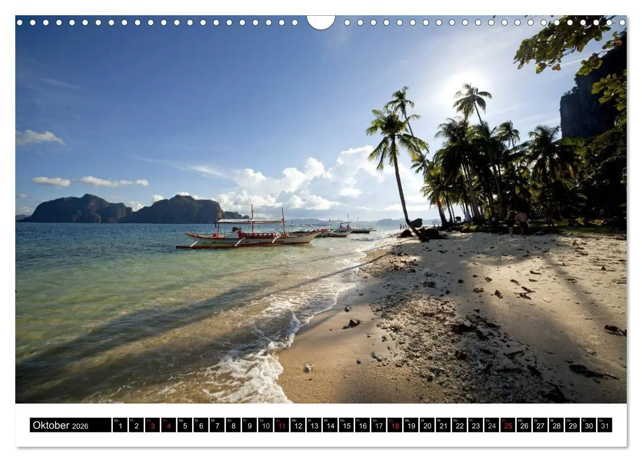 Bild: 9783516225471 | Palawan (Wandkalender 2026 DIN A3 quer), CALVENDO Monatskalender