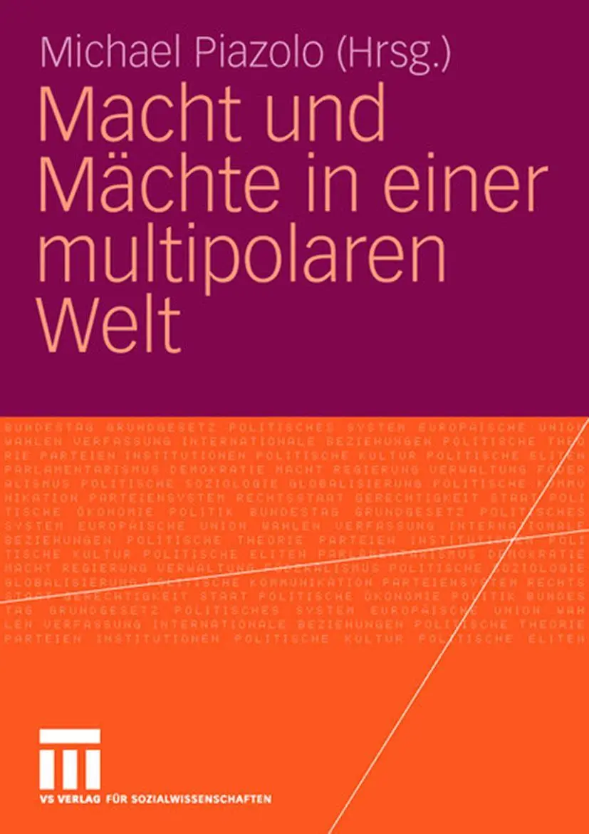 Cover: 9783531145471 | Macht und Mächte in einer multipolaren Welt | Michael Piazolo | Buch