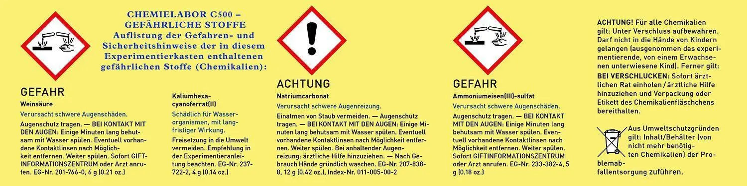 Bild: 4002051645571 | Chemielabor C500 | Experimentierkasten | Spiel | Brettspiel | 645571