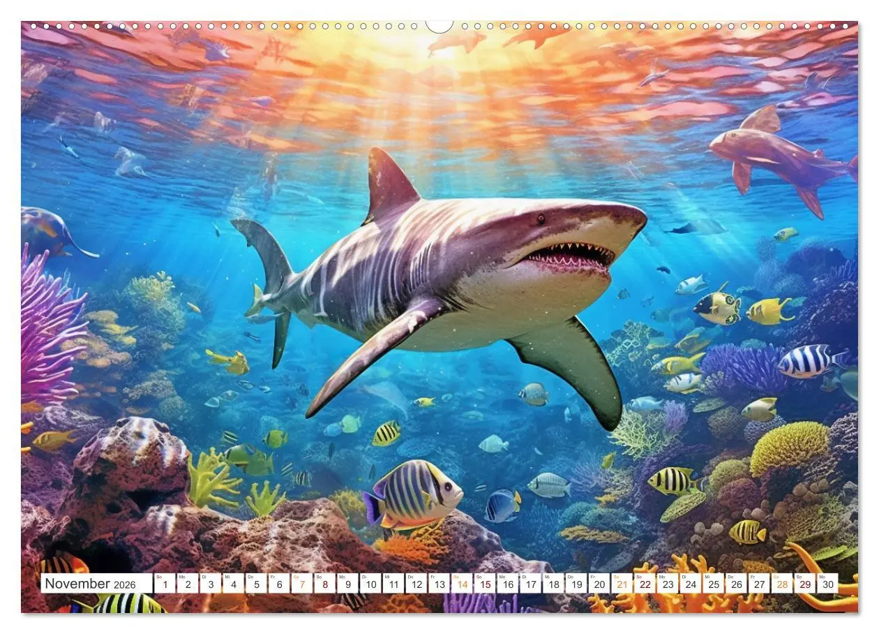 Bild: 9783457505571 | Unten im Meer ist was los (hochwertiger Premium Wandkalender 2026...