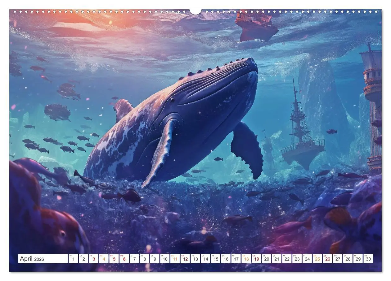 Bild: 9783457505571 | Unten im Meer ist was los (hochwertiger Premium Wandkalender 2026...
